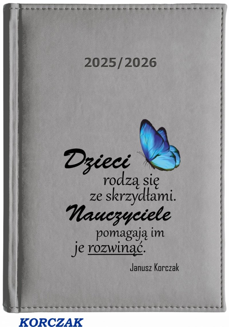 kalendarz nauczyciela z nadrukiem na okładce