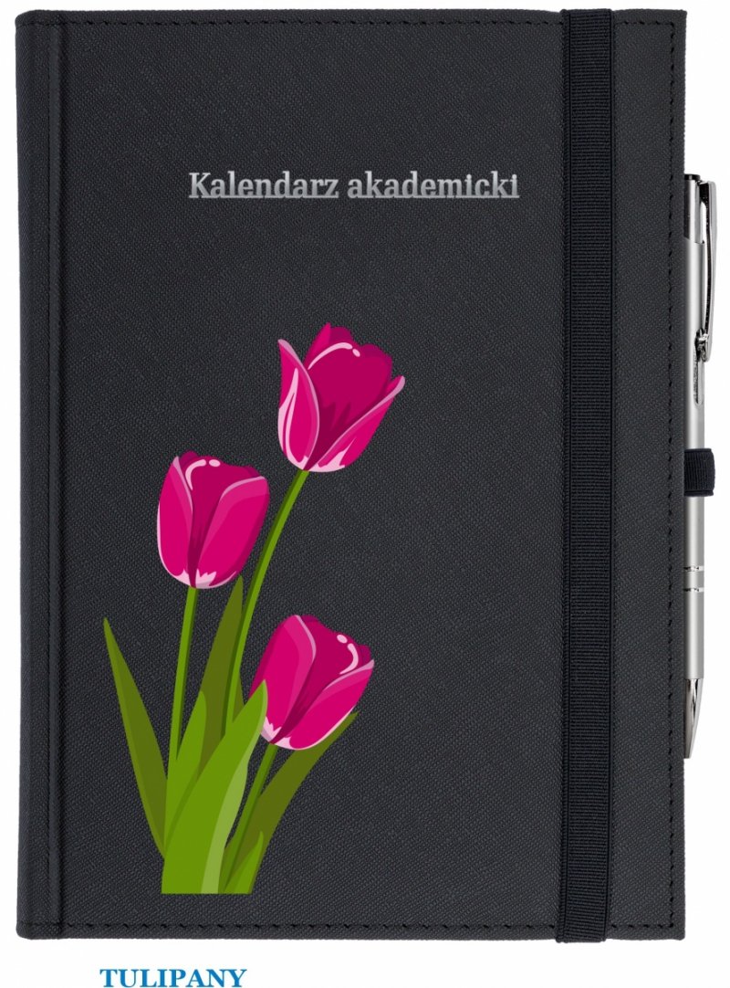 kalendarz z grafiką na okładce - TULIPANY