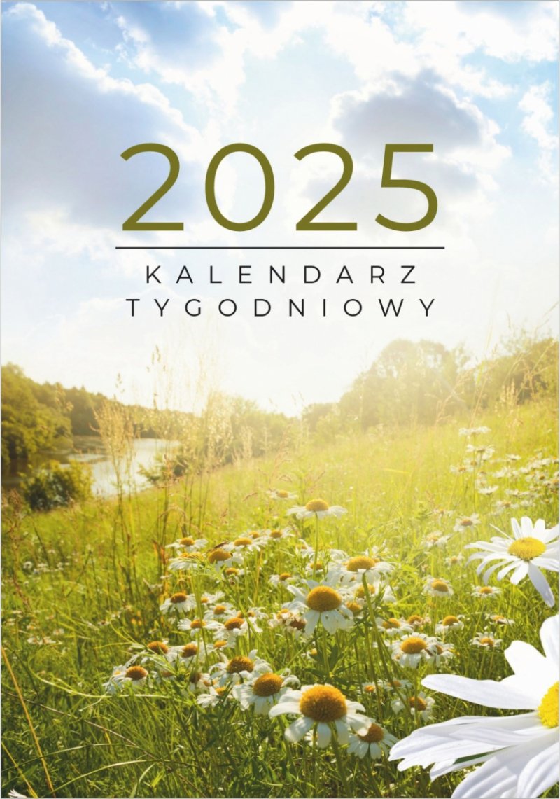 okładka kalendarza biurkowego na rok 2025