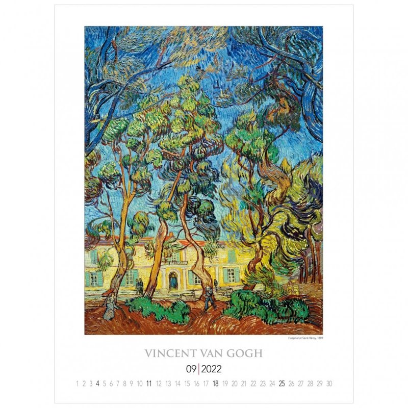 005 Kalendarz ścienny wieloplanszowy Vincent Van Gogh 2022