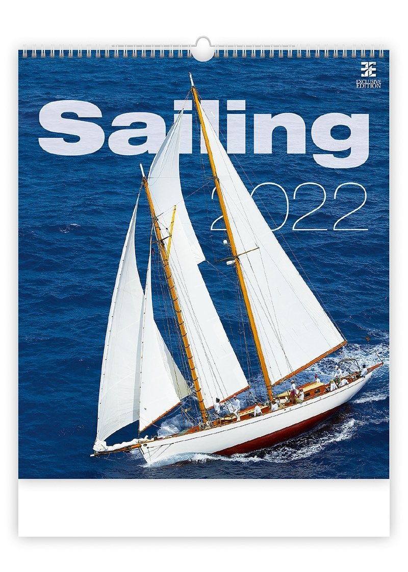 Kalendarz ścienny wieloplanszowy Sailing 2022 - exclusive edition - okładka