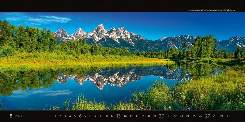 Kalendarz ścienny wieloplanszowy Panoramaphoto 2023 - exclusive edition - sierpień 2023