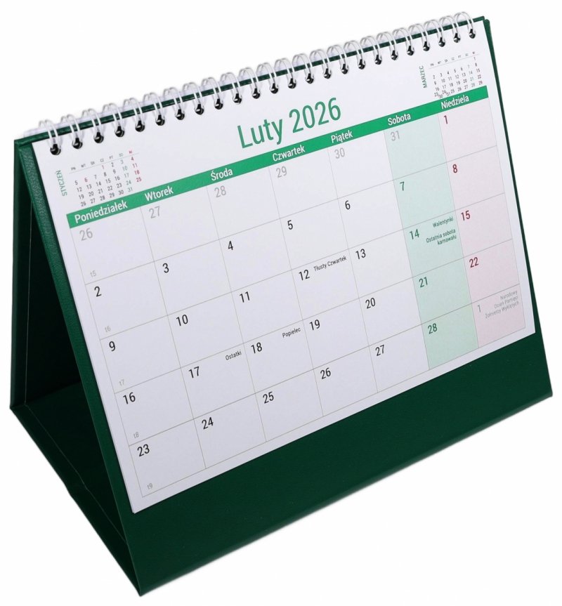 biurkowy kalendarz na rok szkolny 25/26 