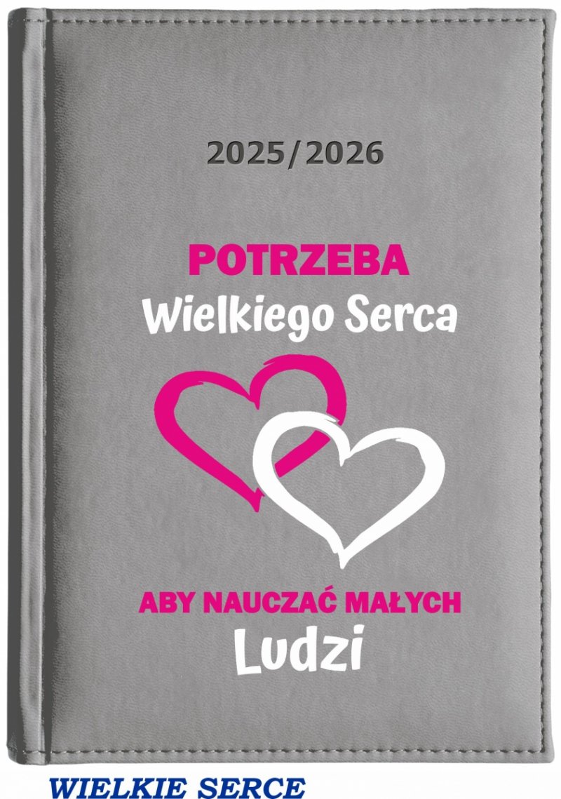 kalendarz nauczyciela z nadrukiem na okładce