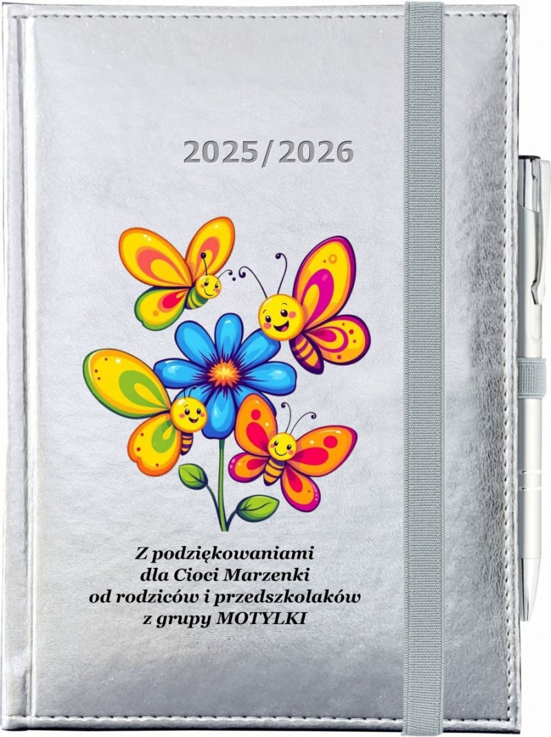 okładka kalendarza nauczyciela przedszkola z nadrukiem UV