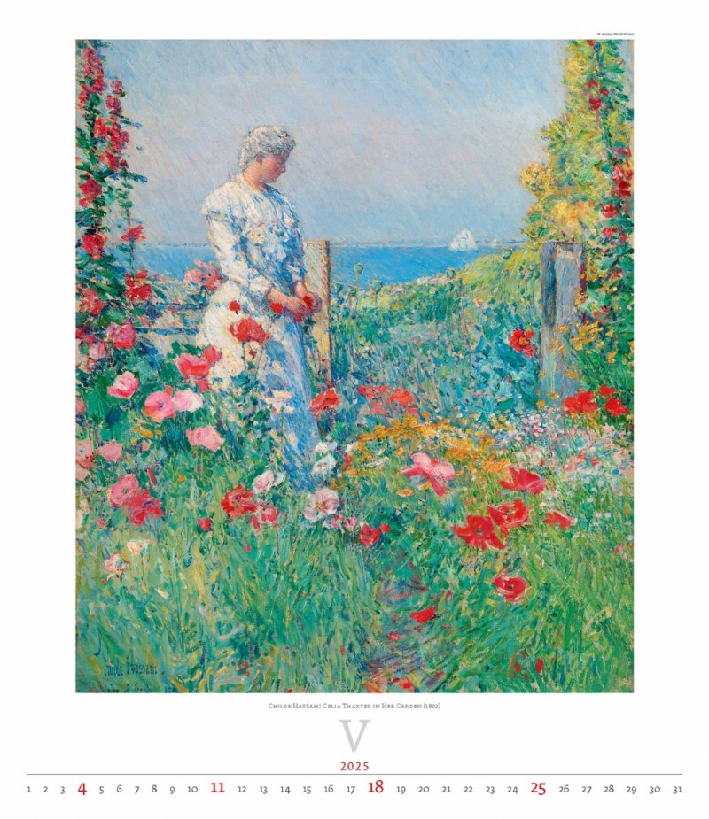 Kalendarz ścienny wieloplanszowy Impressionism 2025 - exclusive edition - maj 2025