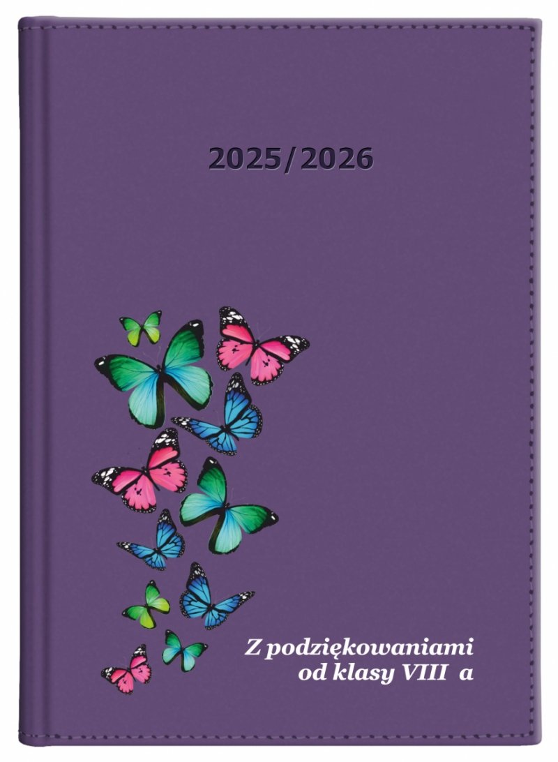 kalendarz książkowy na rok szkolny 2025/2026 z dedykacją dla nauczyciela