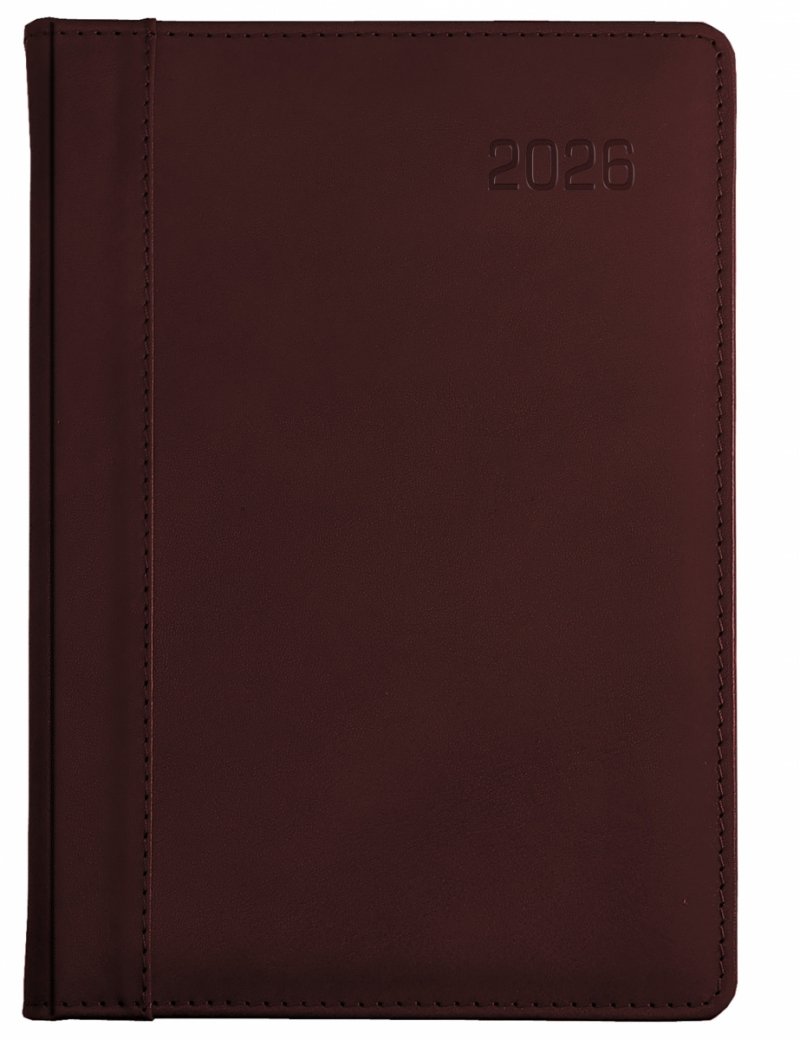 kalendarz ze skóry naturalnej układ tygodniowy na rok 2026 