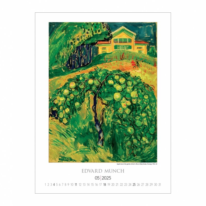 Kalendarz ścienny wieloplanszowy Monet to Klee 2025 - maj 2025