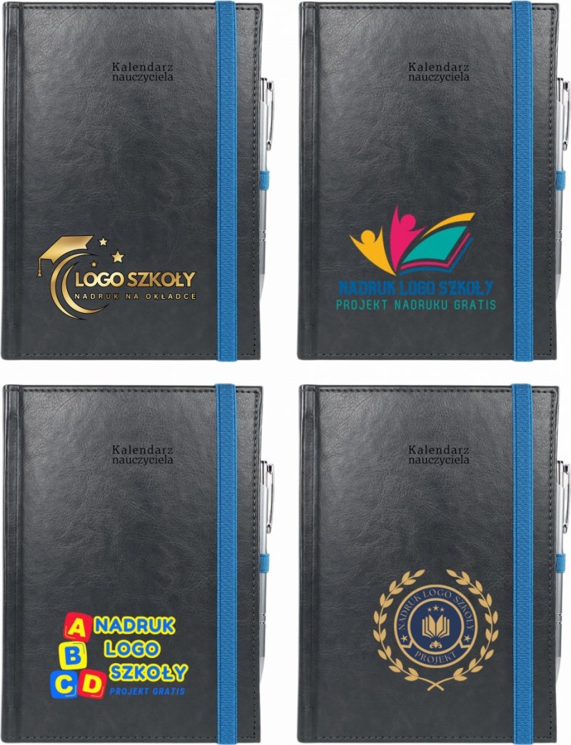 kalendarz z logo szkoły na okładce na rok 2026/2027
