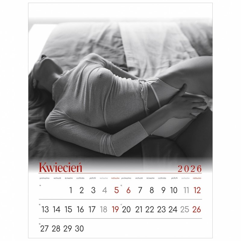 C15 Kalendarz ścienny wieloplanszowy Passion 2026