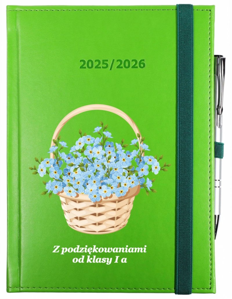 okładka kalendarza nauczyciela z nadrukiem UV
