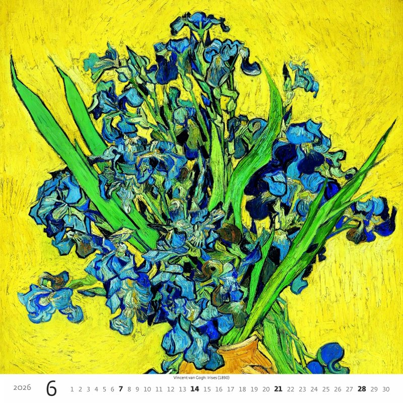 kalendarz na ścianę na rok 2026 spiralowany, duży