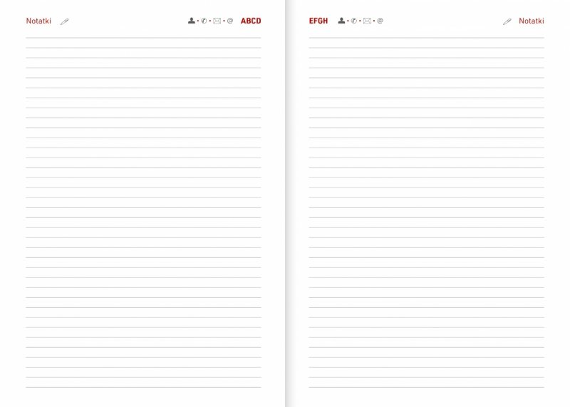 notes teleadresowy w kalendarzu dla nauczyciela na rok szkolny 2025/26