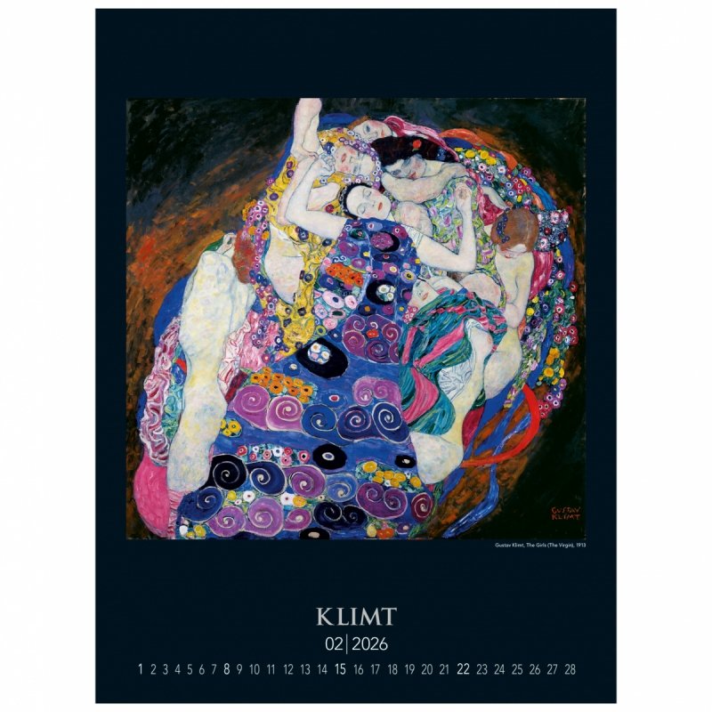 C05 Kalendarz ścienny wieloplanszowy Gustav Klimt 2026