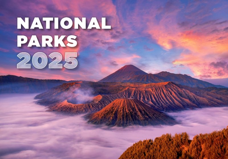 Zdjęcie okładki w kalendarzu ściennym National Parks 2025 wydawnictwa Helma
