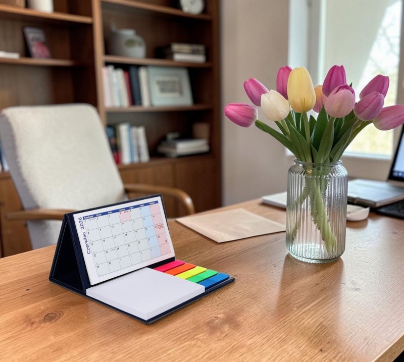 kalendarz biurkowy MINI szkolny na rok 2026/27 dla uczniów