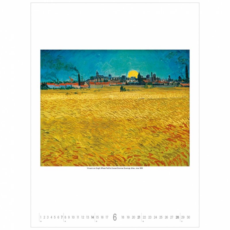 C02 Kalendarz ścienny wieloplanszowy Vincent Van Gogh 2026 Z NADRUKIEM