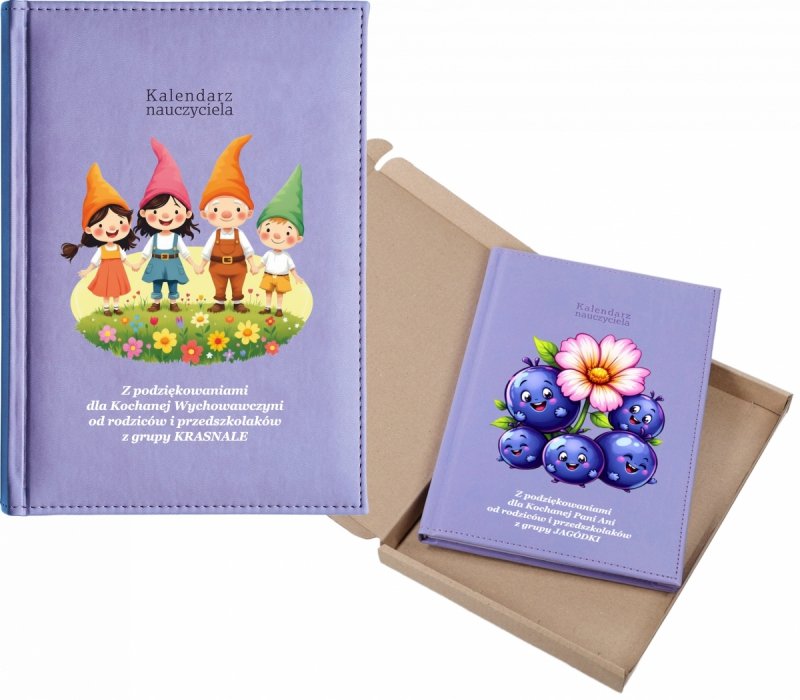 kalendarz dla nauczyciela na rok 2026/2027 z pudełkiem w komplecie