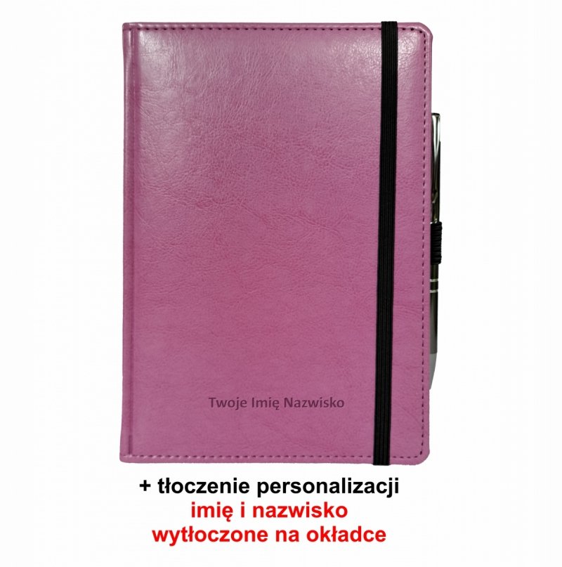 Notes A5 z wytłoczoną personalizacją