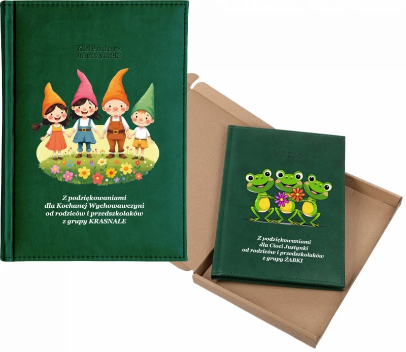 kalendarz dla nauczyciela na rok 2026/2027 z pudełkiem w komplecie