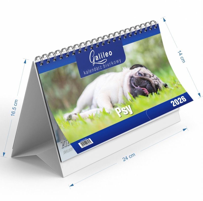 kalendarz biurkowy na rok 2026