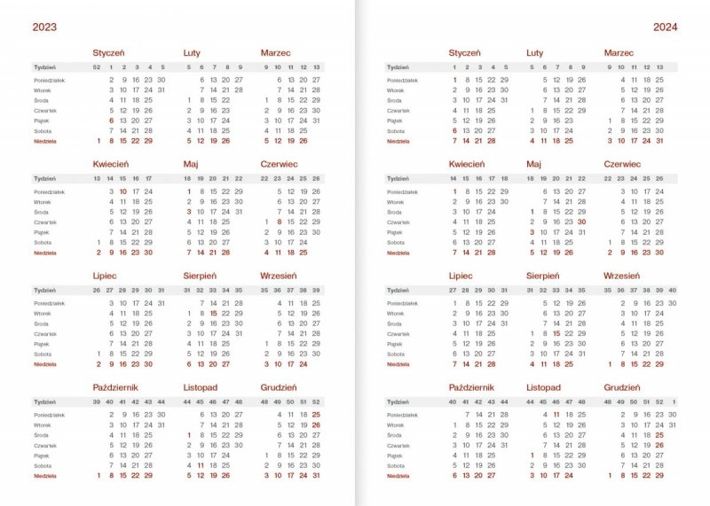 Kalendarz nauczyciela 2023/2024 A5 dzienny z długopisem oprawa zamykana na gumkę NEBRASKA seledynowa (gumki zielone) - ŻYRAFA