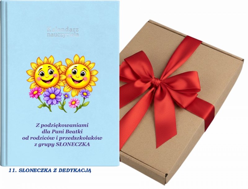 kalendarz dla nauczyciela na rok 2026/2027 z pudełkiem w komplecie