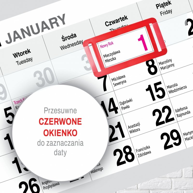 Kalendarz TRÓJDZIELNY PREMIUM 2026 DROGA