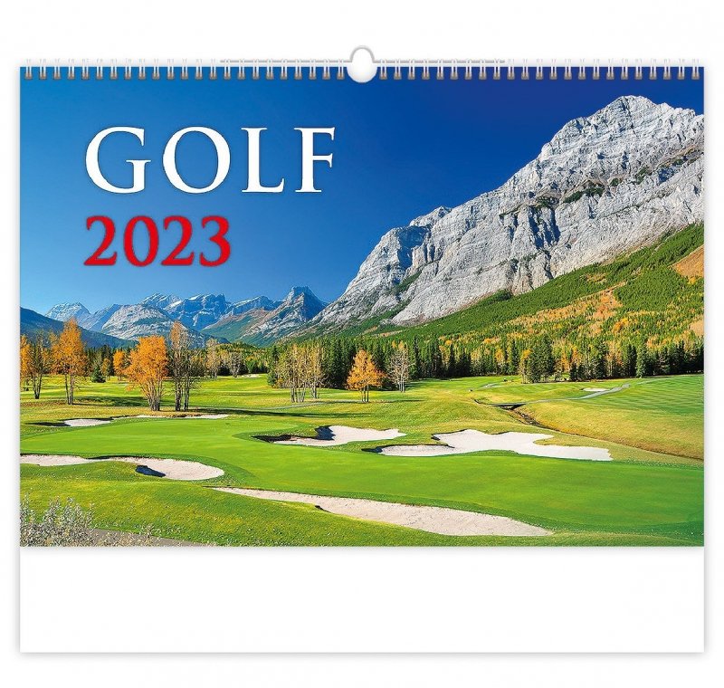 Kalendarz ścienny wieloplanszowy Golf 2023 - okładka