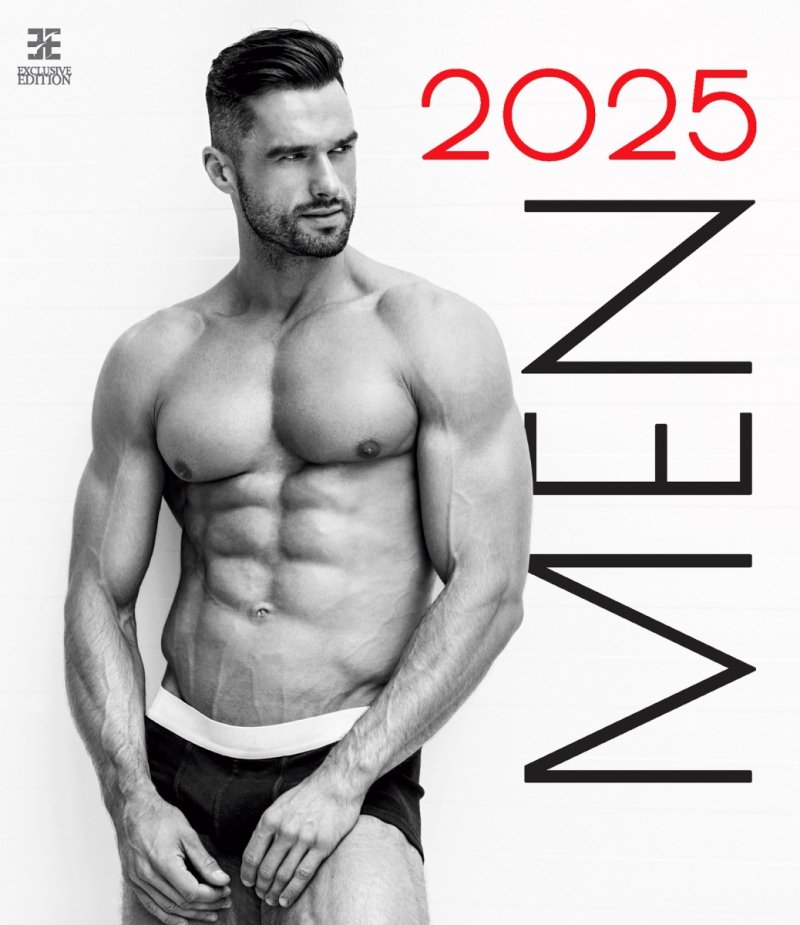 Zdjęcie okładki w kalendarzu ściennym Men 2025 wydawnictwa Helma
