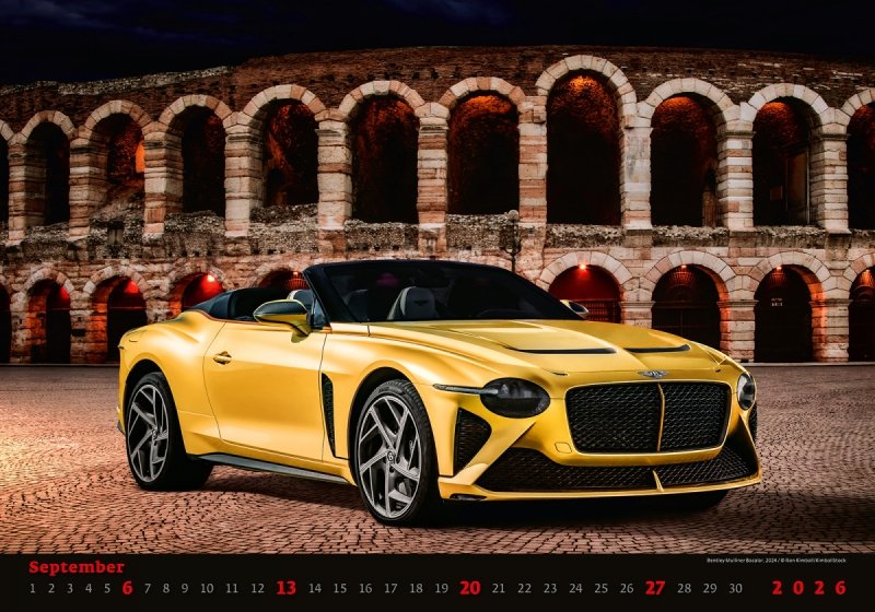 H22 Kalendarz ścienny wieloplanszowy Cars 2026