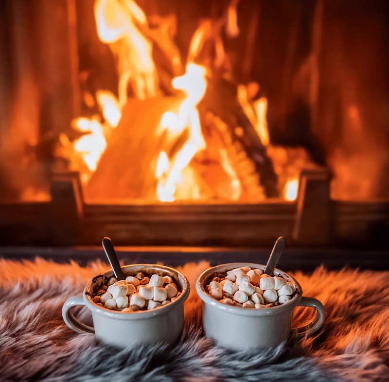 Kalendarz ścienny wieloplanszowy Hygge 2025 z naklejkami - listopad 2025