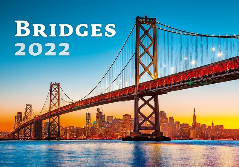 Kalendarz ścienny wieloplanszowy Bridges 2022 - okładka 