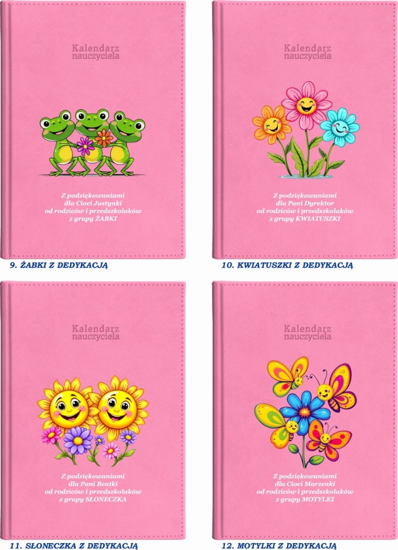 kalendarz dla wychowawcy przedszkolaków na rok 2026/27 z pudełkiem