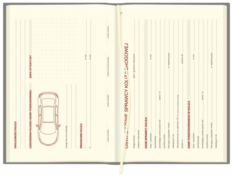 Kalendarz książkowy 2026 A5 dzienny papier kremowy wycinane registry oprawa ALUMINIUM czarna Z NADRUKIEM LOGO