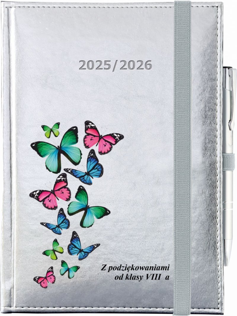 okładka kalendarza nauczyciela z nadrukiem UV