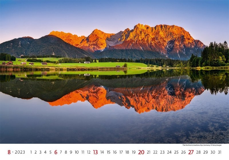 Kalendarz ścienny wieloplanszowy Alps 2023 - sierpień 2023