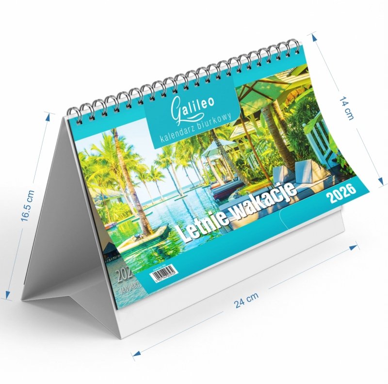 kalendarz biurkowy na rok 2026