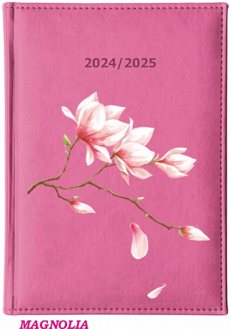 Kalendarz z nadrukiem na okładce - MAGNOLIA