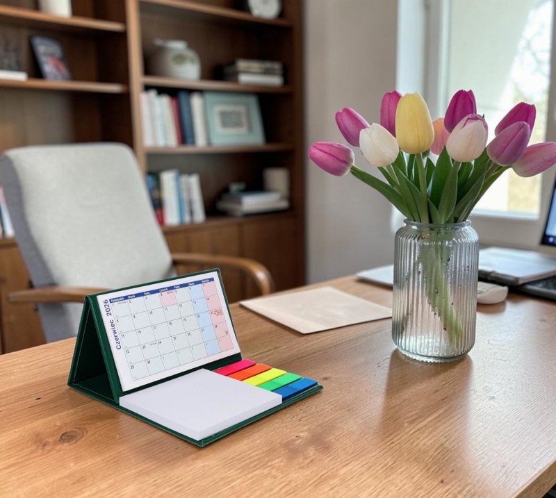 kalendarz biurkowy MINI szkolny na rok 2026/27 dla uczniów