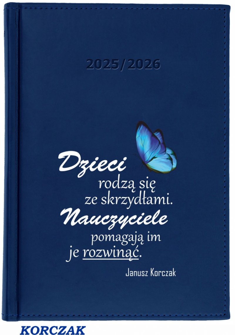 kalendarz nauczyciela z nadrukiem na okładce