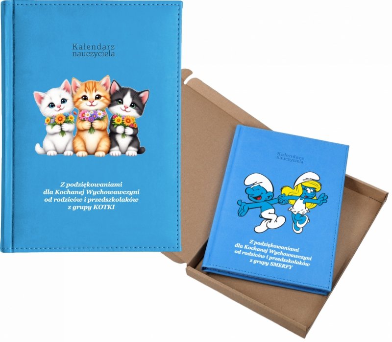 kalendarz dla nauczyciela na rok 2026/2027 z pudełkiem w komplecie