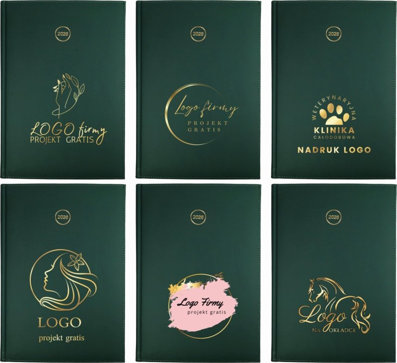 wzory okładek kalendarza na rok 2026 z twoim logo