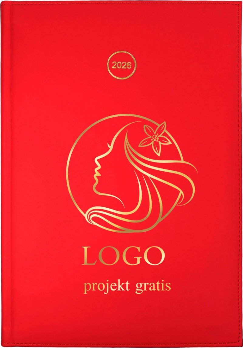 kalendarz książkowy z logo
