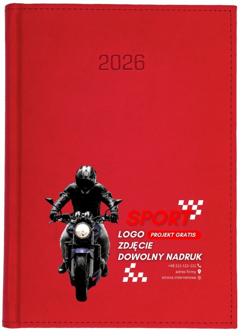 kalendarz na rok 2026 z twoim logo na okładce