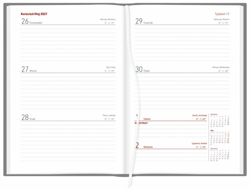 szkolny kalendarz dla nauczyciela na rok 2026/2027