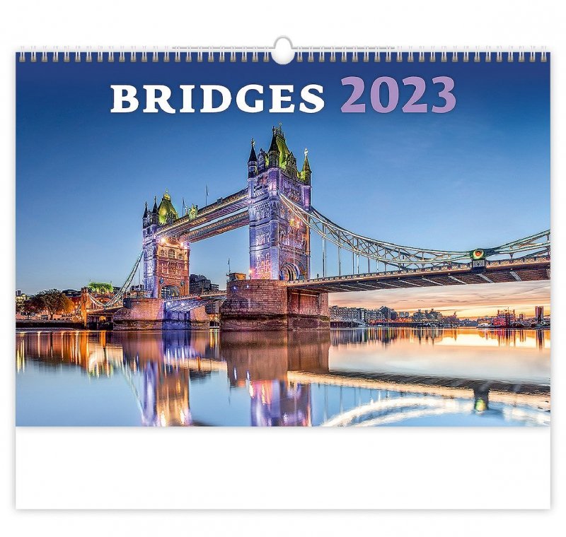 Kalendarz ścienny wieloplanszowy Bridges 2023 - okładka