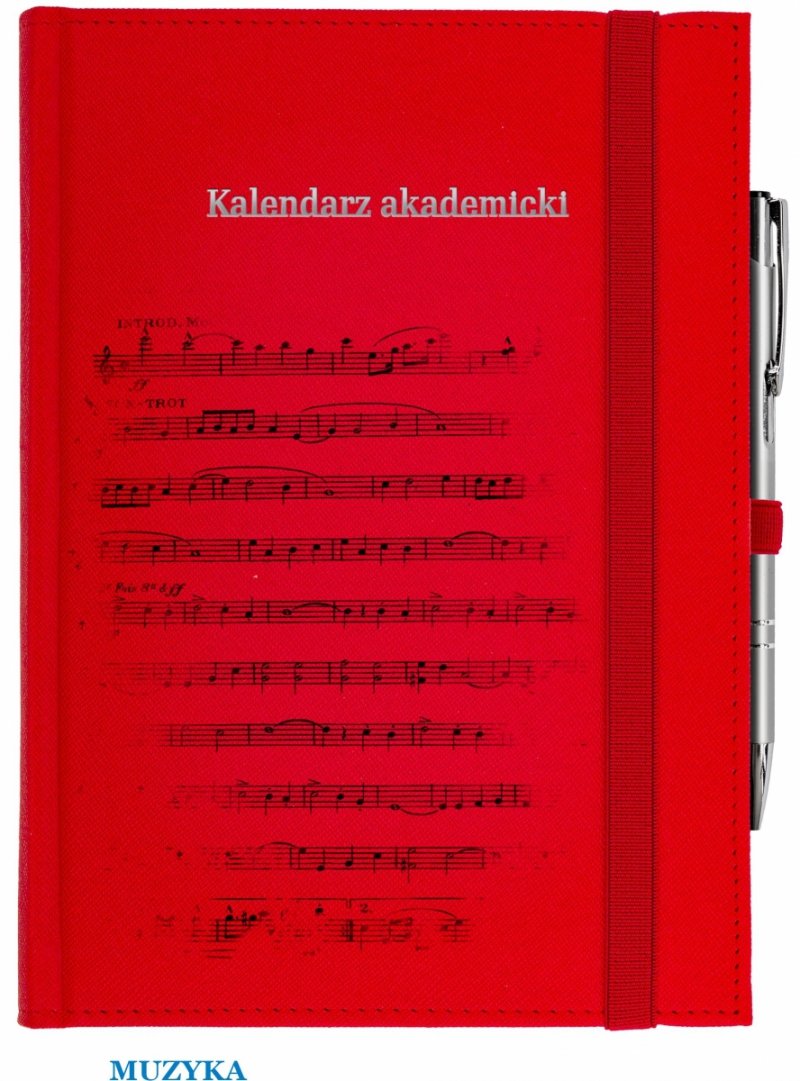 kalendarz akademicki na rok 2025/26 z nadrukiem na okładce