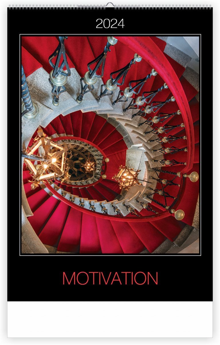 Kalendarz ścienny Motivation 2024 - okładka